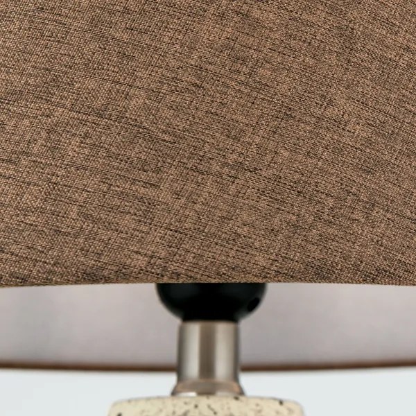 Orion LA 4-1228 - Asztali lámpa MASAI 1xE27/40W/230V kerámia barna/bézs