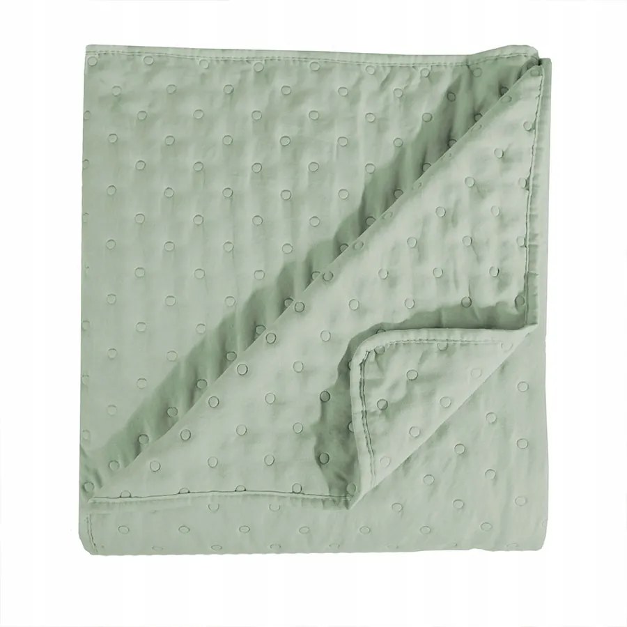 Dekoratív ágytakaró Nules 170x210 cm Világos zöld