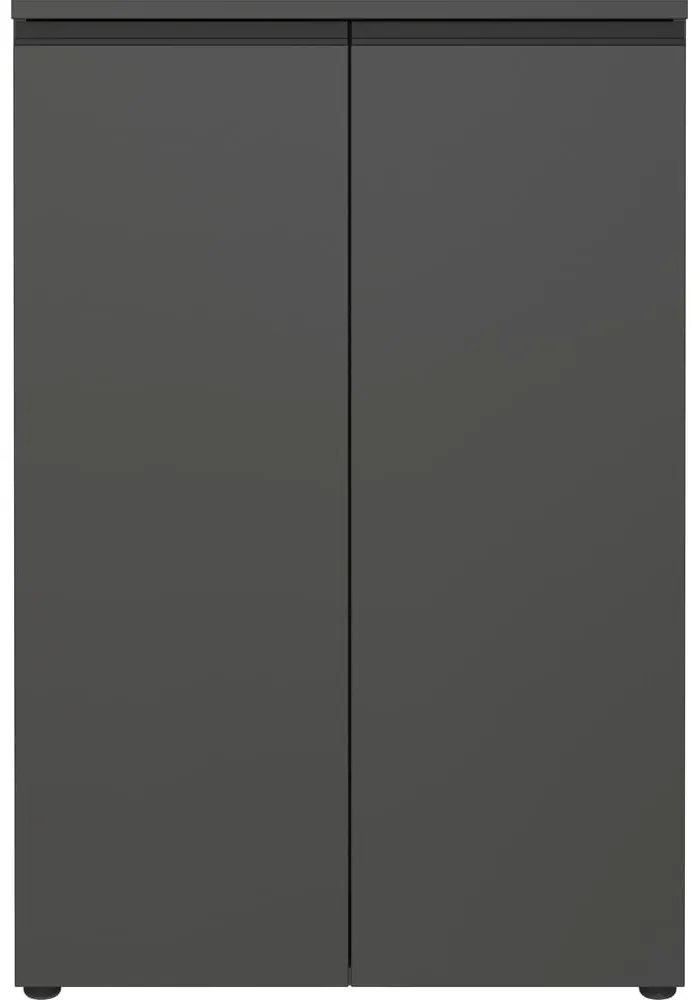 Antracitszürke szekrény 81x120 cm Bedano – Germania