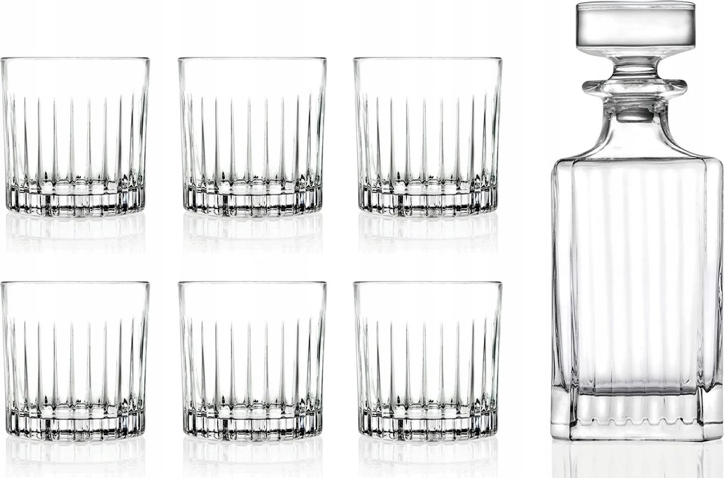 Rcr Timeless Whiskey Karáfé Szett 1+6