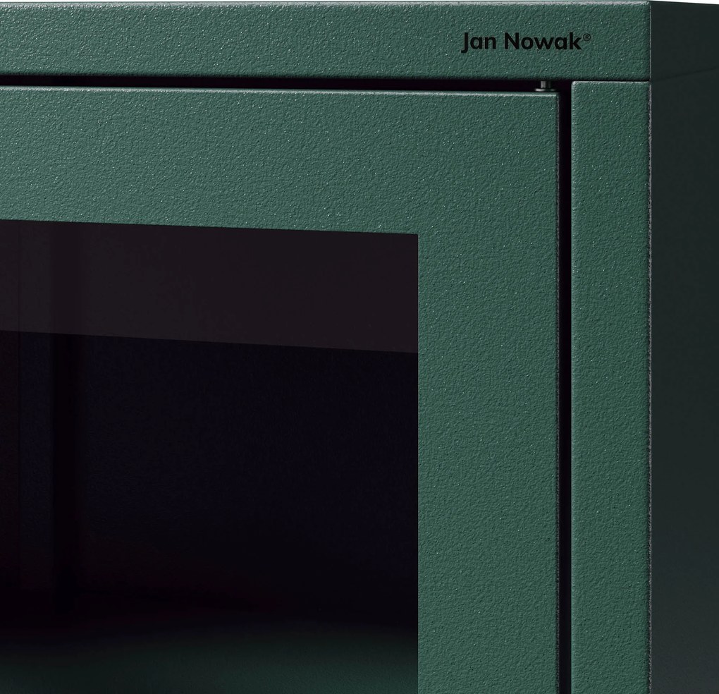 ANGELO vitrin, 800 x 1850 x 450 mm, Modern: palackzöld