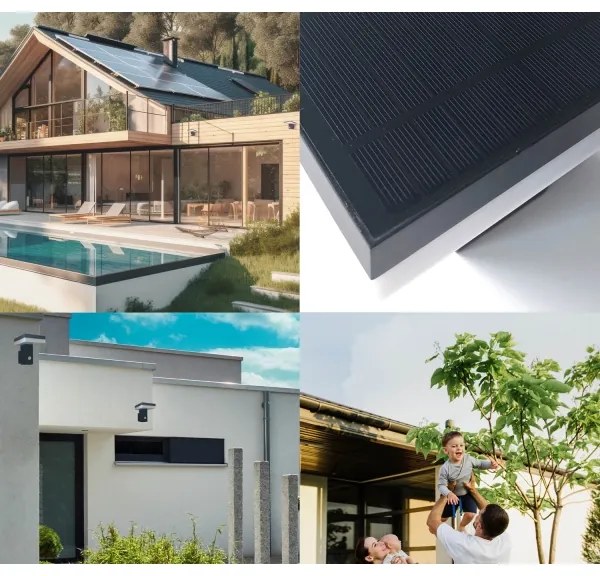 LED napelemes fali lámpa érzékelővel SOLARIS2 LED/5,5W/3,7V 4000K IP44