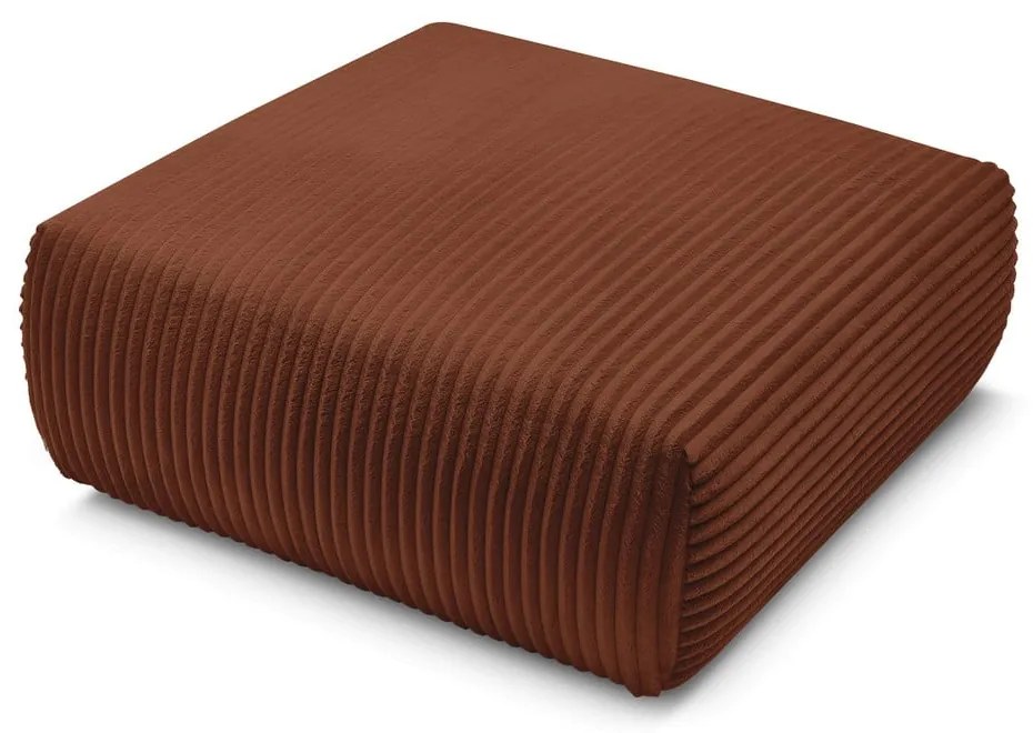 Téglavörös kordbársony lábtartó Lucien – Bobochic Paris