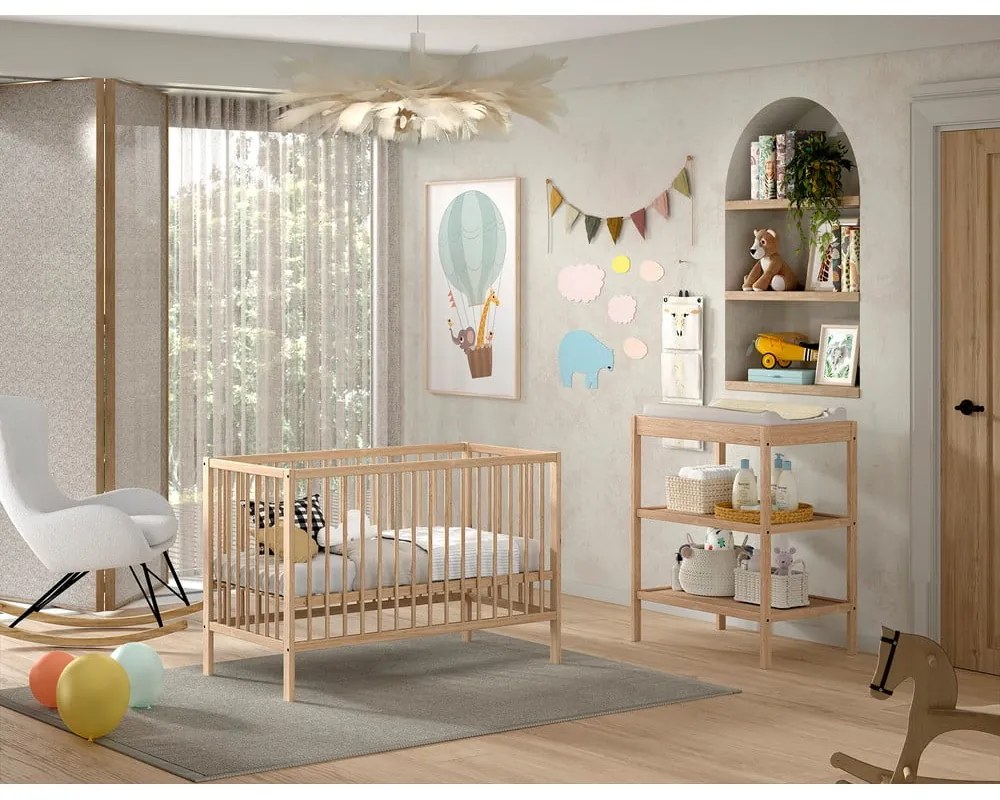 Bükkfa gyerek bútor szett 2 db-os Dino – Vipack