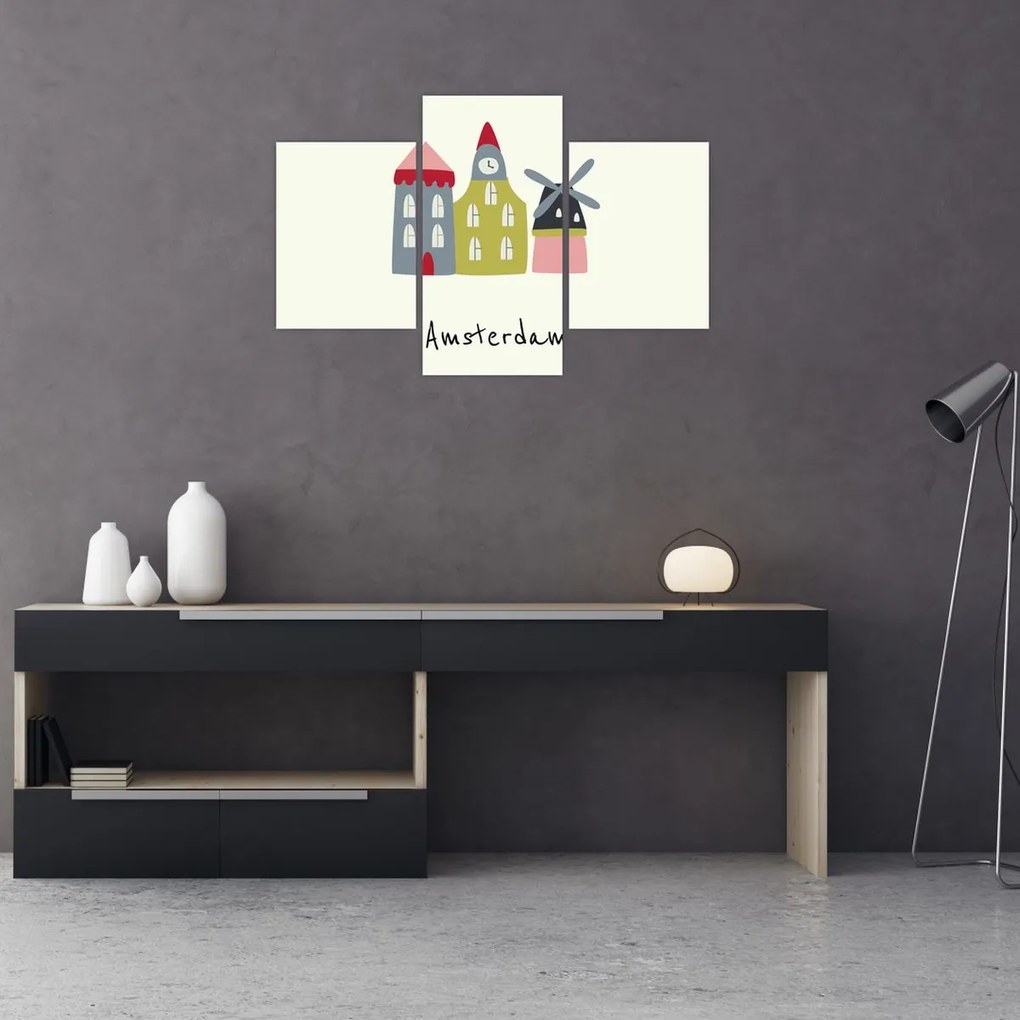 Kép - Európa városai N⁰4 (90x60 cm)