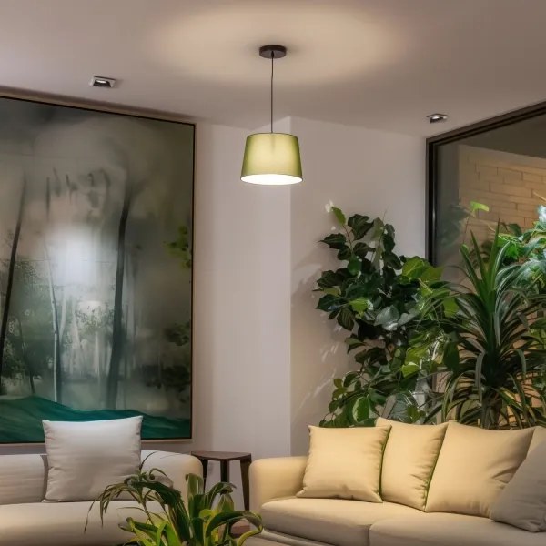 Brilagi - LED csillár zsinóron CERIA 1xE27/40W/230V Ø 30 cm zöld