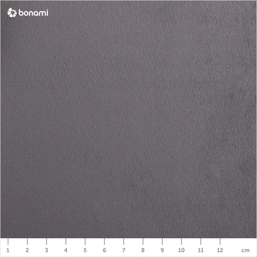 Szürke bársony kárpitozott ágyneműtartós franciaágy ágyráccsal 200x200 cm Bellis – Micadoni