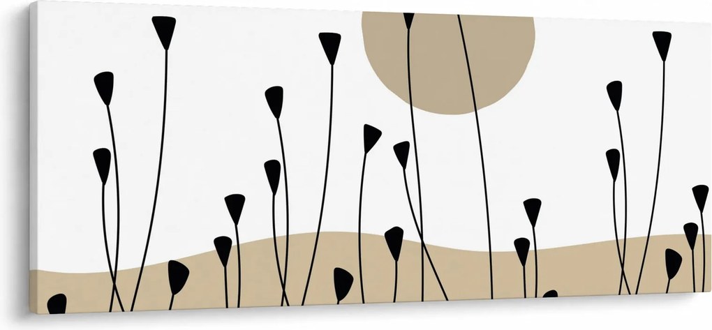 Kép - Grafikus rét N⁰2 (120x50 cm)