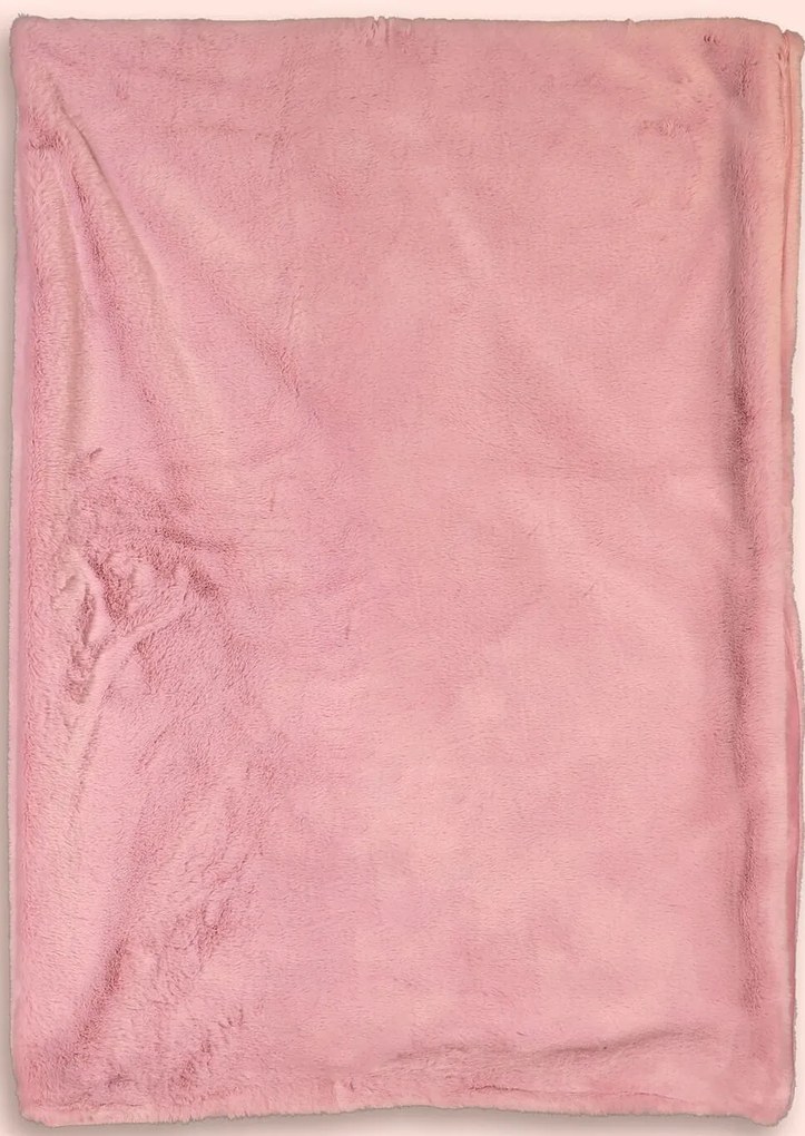 Luxus Takaró Piszkos Rózsaszín Kellemes Tapintású, Mint A Szőrme Plüss Alj Ágytakaró
