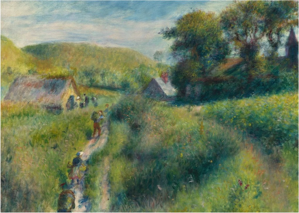 Kép - Auguste Renoir, The Mussel Harvest, reprodukciók (70x50 cm)