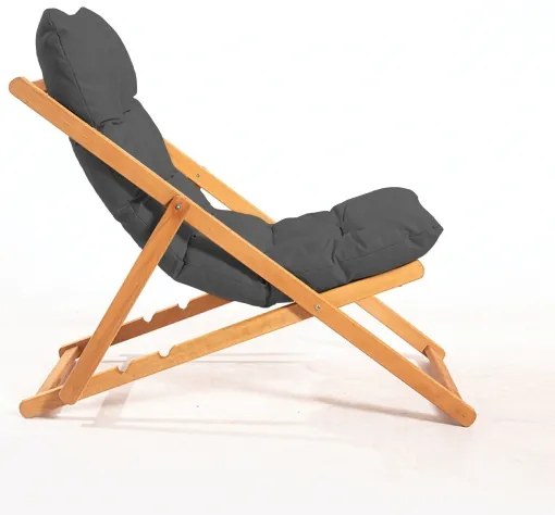 Kerti napozó szürke/cseresznye