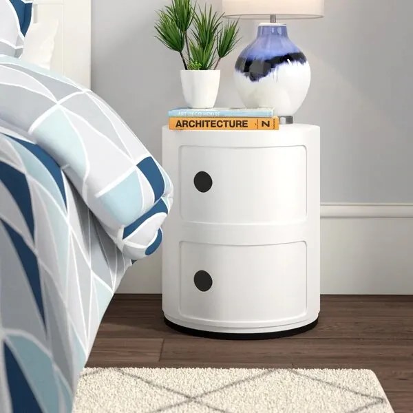 Kartell Componibili 4966 tárolóasztal, 2 tároló rész, több színben szín: szürke