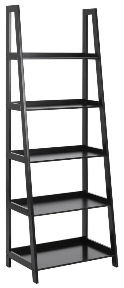 DAMON fekete könyvespolc