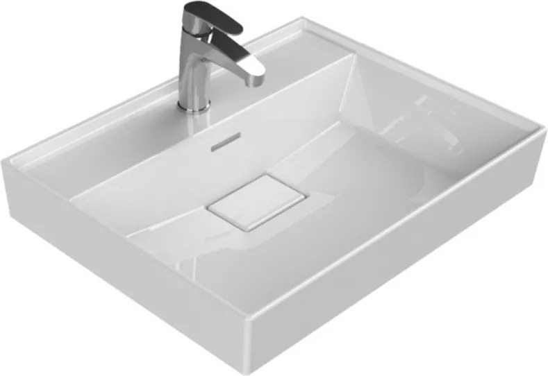 TMP LUX 80 fali fürdőszobabútor - CeraStyle SHARP - 37300 mosdóval - 80 x 48 cm