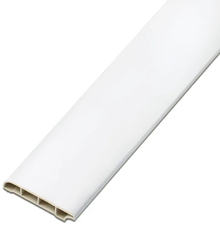 Vinyl SPC padlószegély Snow white 2400x60x12 mm