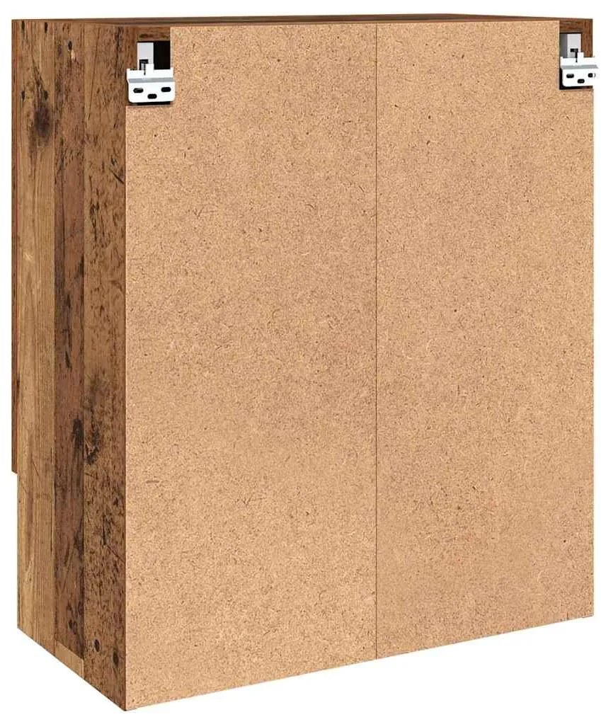 Fali Szekrény Falra szerelhető Régi fa 60 x 31 x 70 cm Faanyag