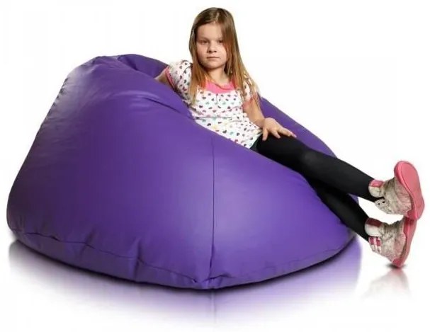 Babzsák labda Maxi ökobőr TiaHome - Narancssárga