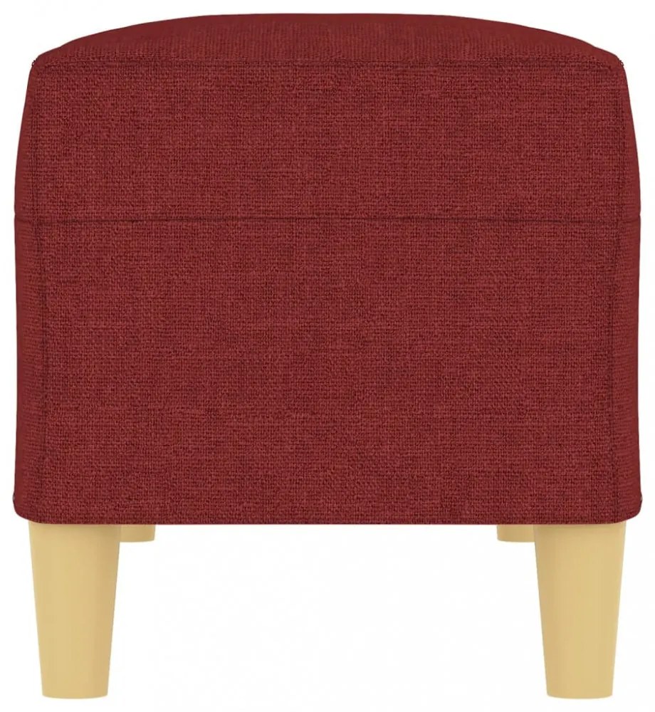 bordó szövet pad 100 x 35 x 41 cm