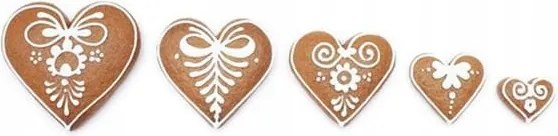 Forma Smolik Szív 3db Cukormassza Lyukasztó