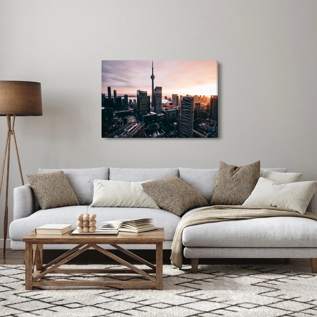 Kép - kilátás a városi központra (90x60 cm)