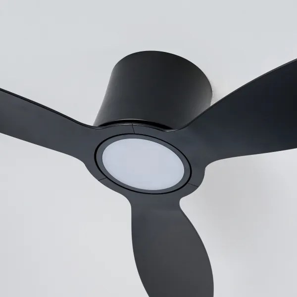 ZEVENTI - LED mennyezeti ventilátor VENTORA LED/24W/230V Wi-Fi Tuya fekete + távirányító