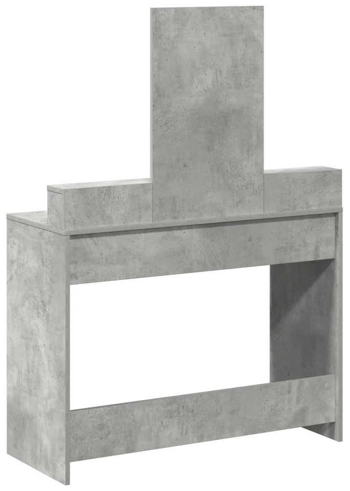 Sminkasztal Fiókokkal Beton Szürke 100x41x140 cm