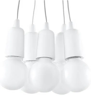 Csillár zsinóron DIEGO 5xE27/60W/230V