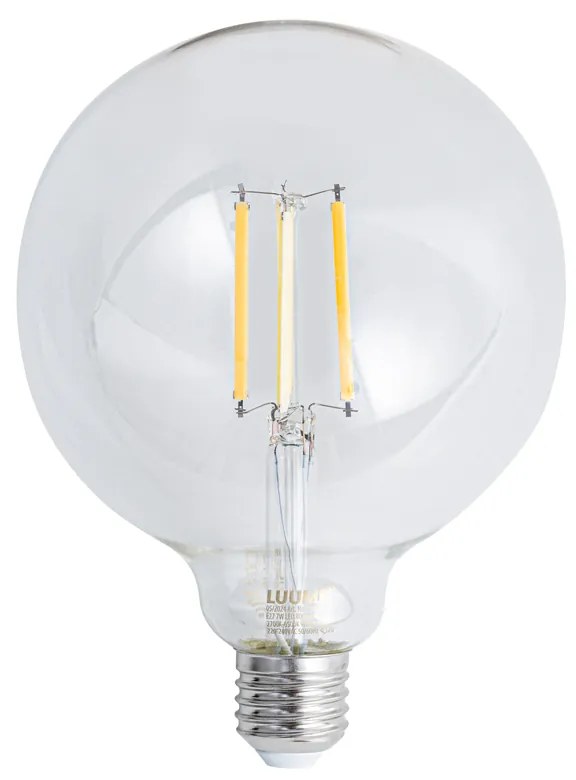 5 db Okos E27 Dimmelhető LED Izzó G125 Átlátszó 7W 806lm 2700-6500K