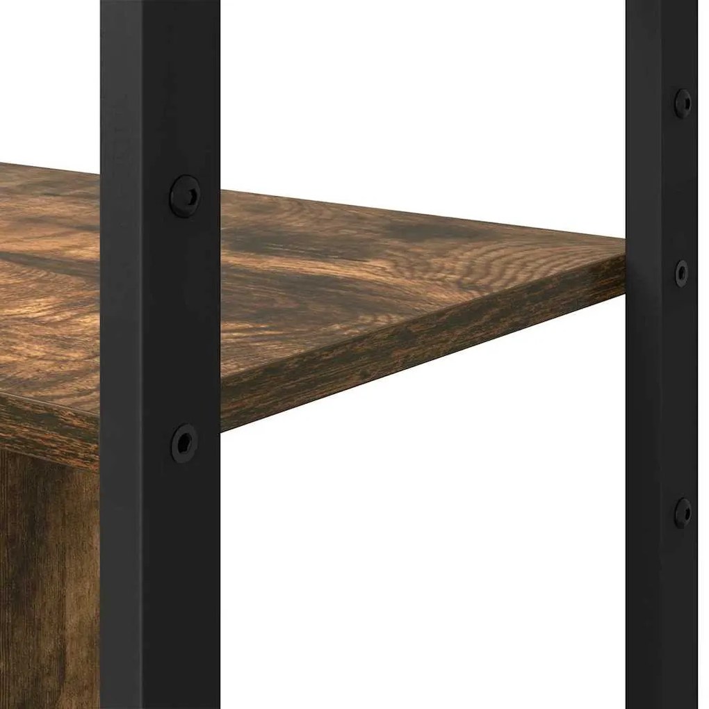 Könyvespolc Füstölt tölgy 80 x 30 x 155.5 cm Faanyag