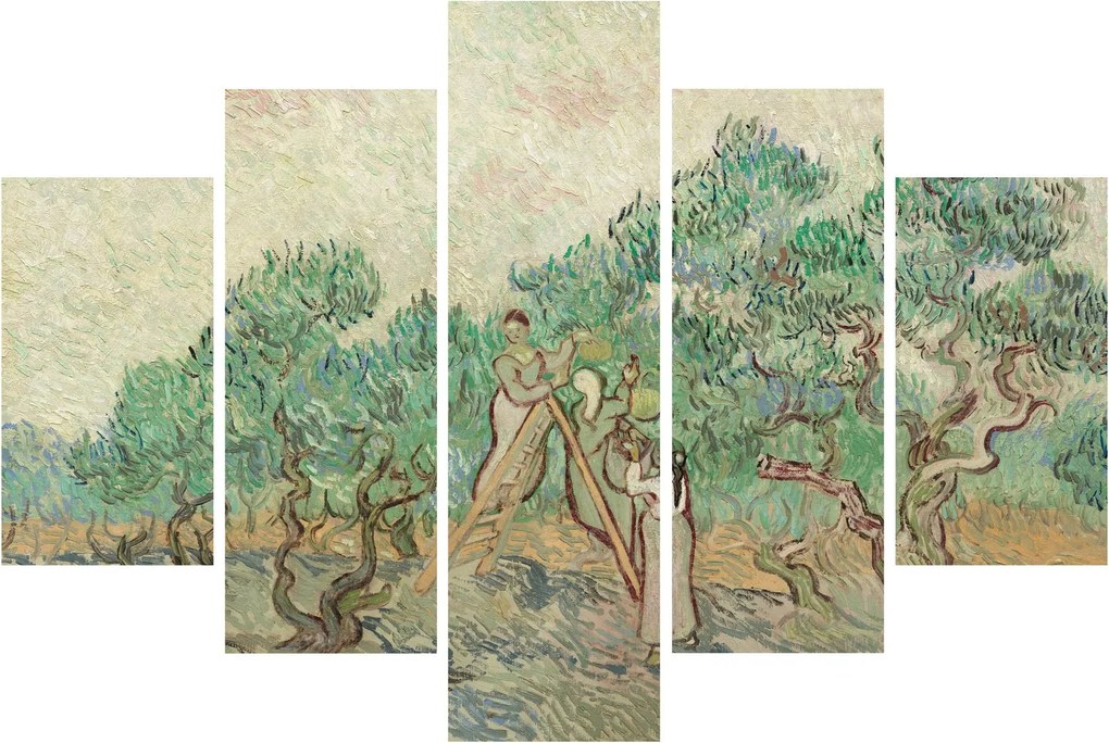 Kép - Vincent van Gogh, The Olive Orchard, reprodukciók (150x105 cm)