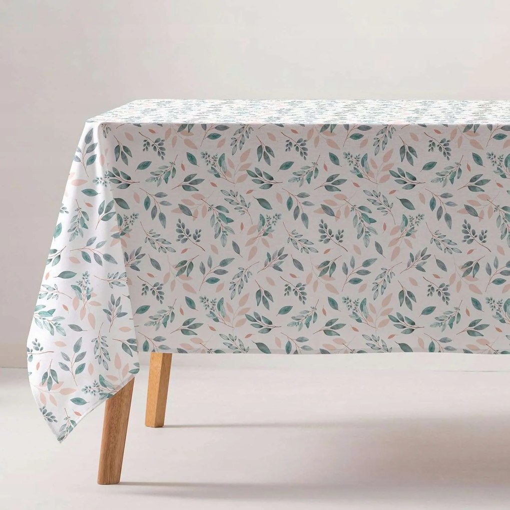 Abrosz asztalra 140x240 cm téglalap alakú virágmintás elegáns pamut