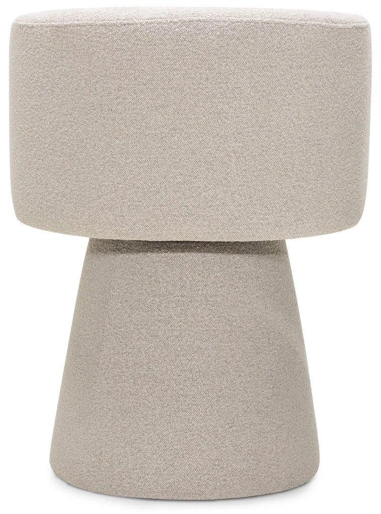 Forgatható design szék YATO, krémszínű