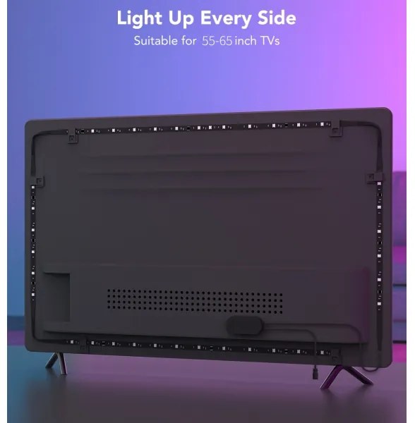 Govee - TV 55-65" SMART LED háttérvilágítás RGBIC Wi-Fi