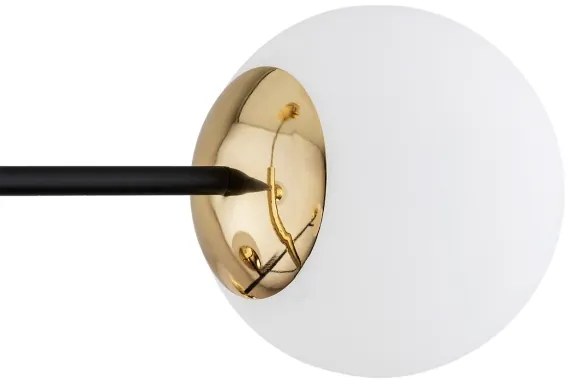 Argon 5041 - Csillár rúdon CAMERON 8xE27/15W/230V sárgaréz/fekete