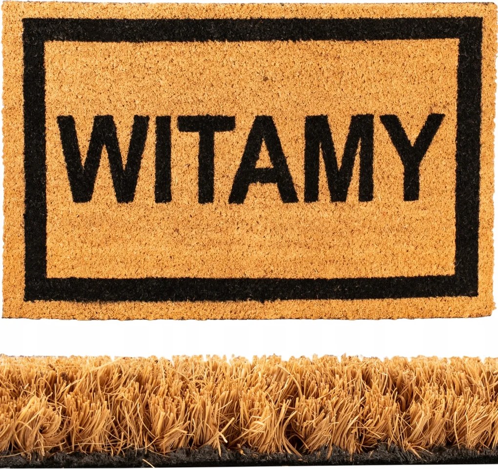 Lábtörlő Ajtó Alá Kókusz Szőnyeg 40X60CM