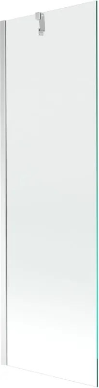 Mexen Next 1-szárnyú kádparaván 60 x 150 cm, átlátszó, króm - 895-060-000-00-00-01