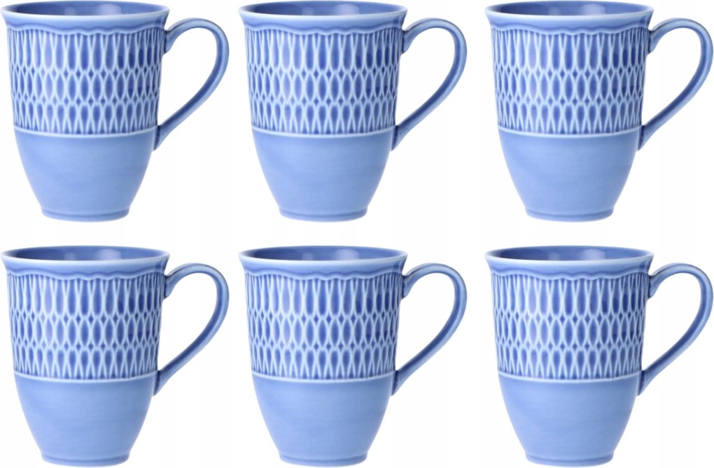 Bögrék 300 ml Szófia LB03 Zafír Porcelán 6 db