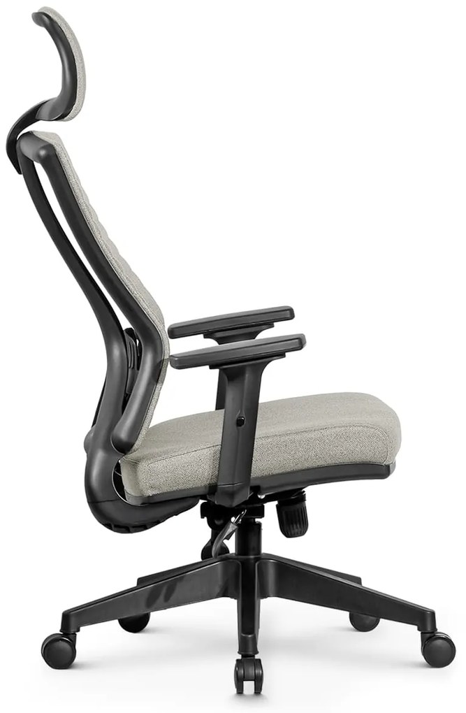 Ello ergonomikus szövet irodai forgószék deréktámasszal, fejtámasszal