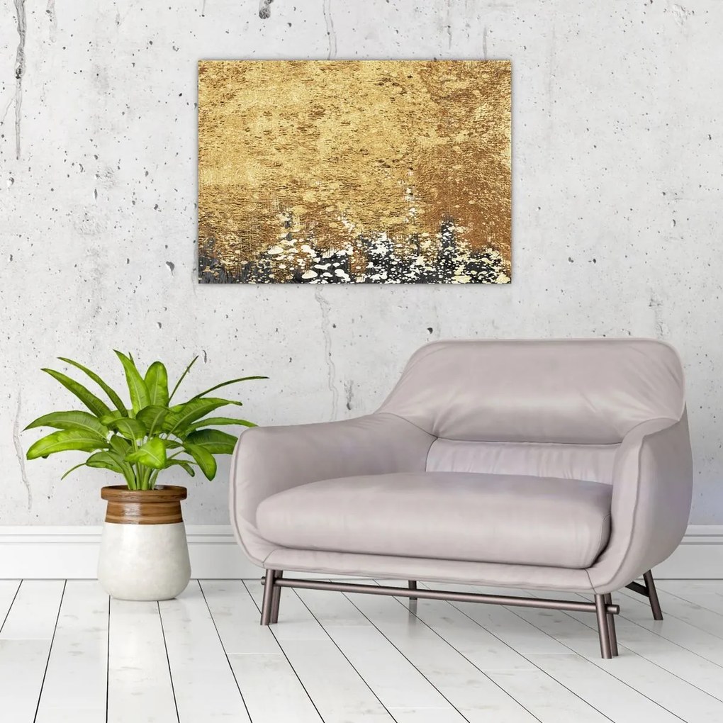 Kép - Arany szerkezet N⁰3 (70x50 cm)