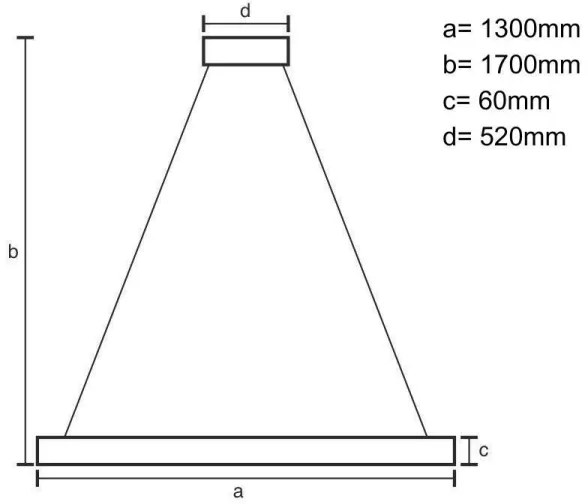 LED Csillár zsinóron LED/22W/230V 4000K 130 cm bükkfa/tömör fa