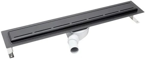 Zuhanytálca SAT 75 cm rozsdamentes fekete ZLAB80NRZBL