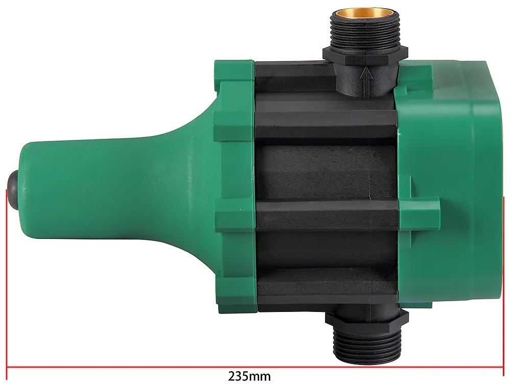 PUMP nyomáskapcsoló kábellel, 10bar, zöld Monzana