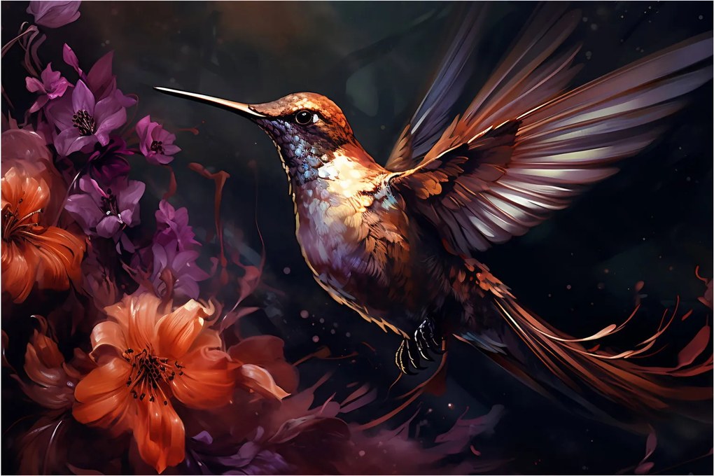 Kép - Kolibri (90x60 cm)
