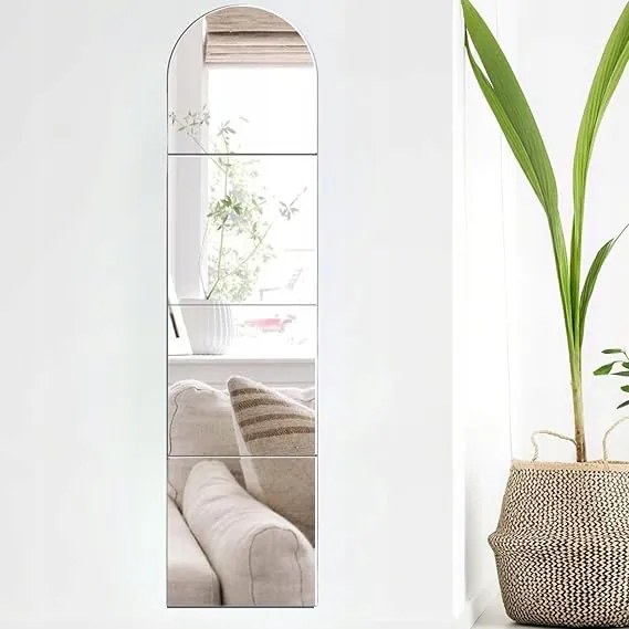 Öntapadós tükrök 30,5x30,5 cm 4 db Diy üveg tükörlapok