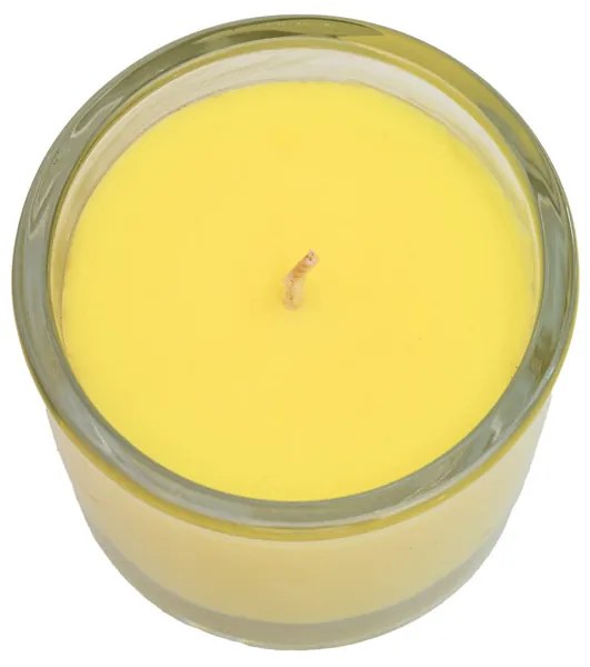 Üveggyertya MINNESOTA POPCORN YELLOW 9 cm sárga