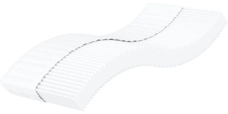vidaXL fehér H2/H3 keménységű habmatrac 80x200 cm