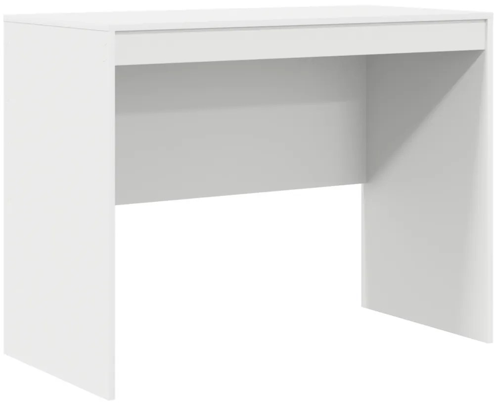 vidaXL Íróasztal Fehér Forgácslap 100 x 50 x 76 cm Tárolás Íróasztal
