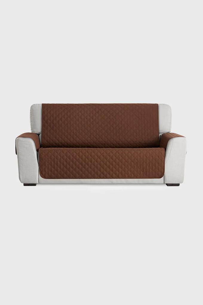 Moorea bútorhuzat háromszemélyes kanapéra, barna 160x50 cm