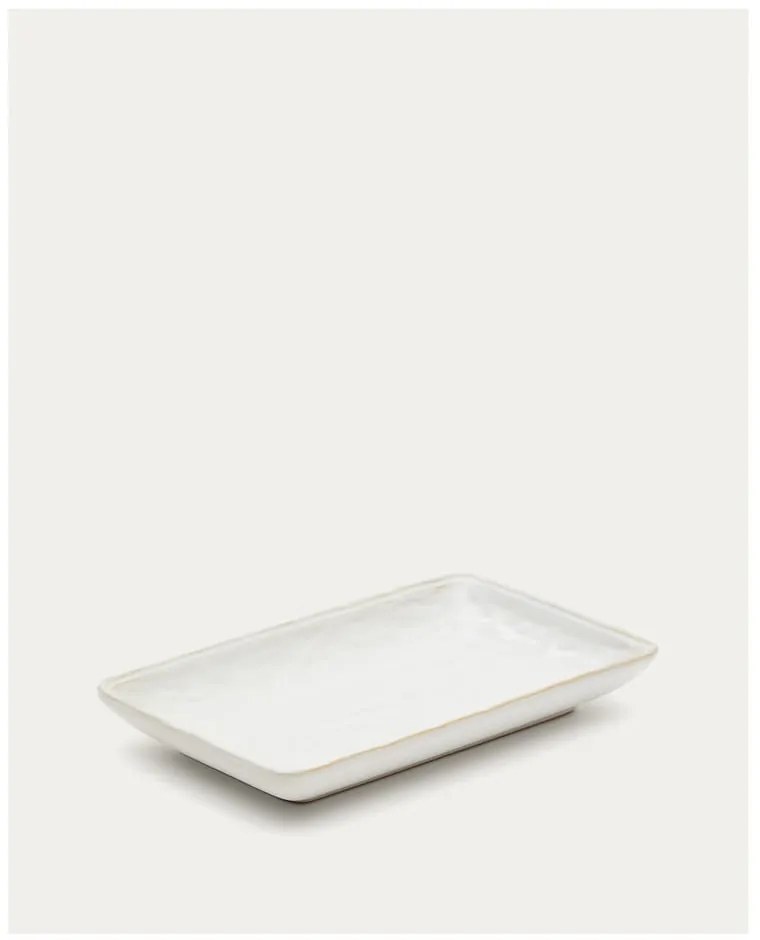 Krémszínű kerámia szappantartó Savel – Kave Home