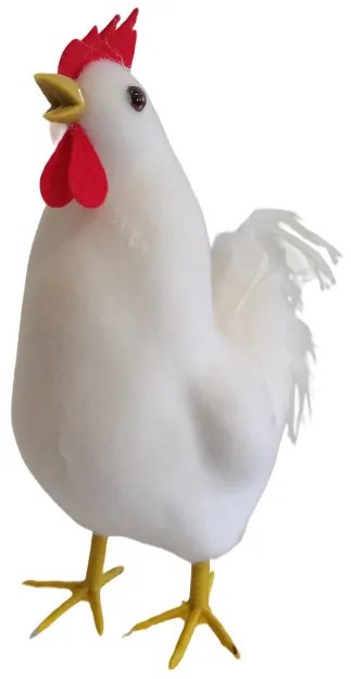 Kakas tollas fehér 23 cm